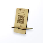 ستاند رقمي خشب قطعتين