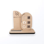 ستاند رقمي خشب قطعتين